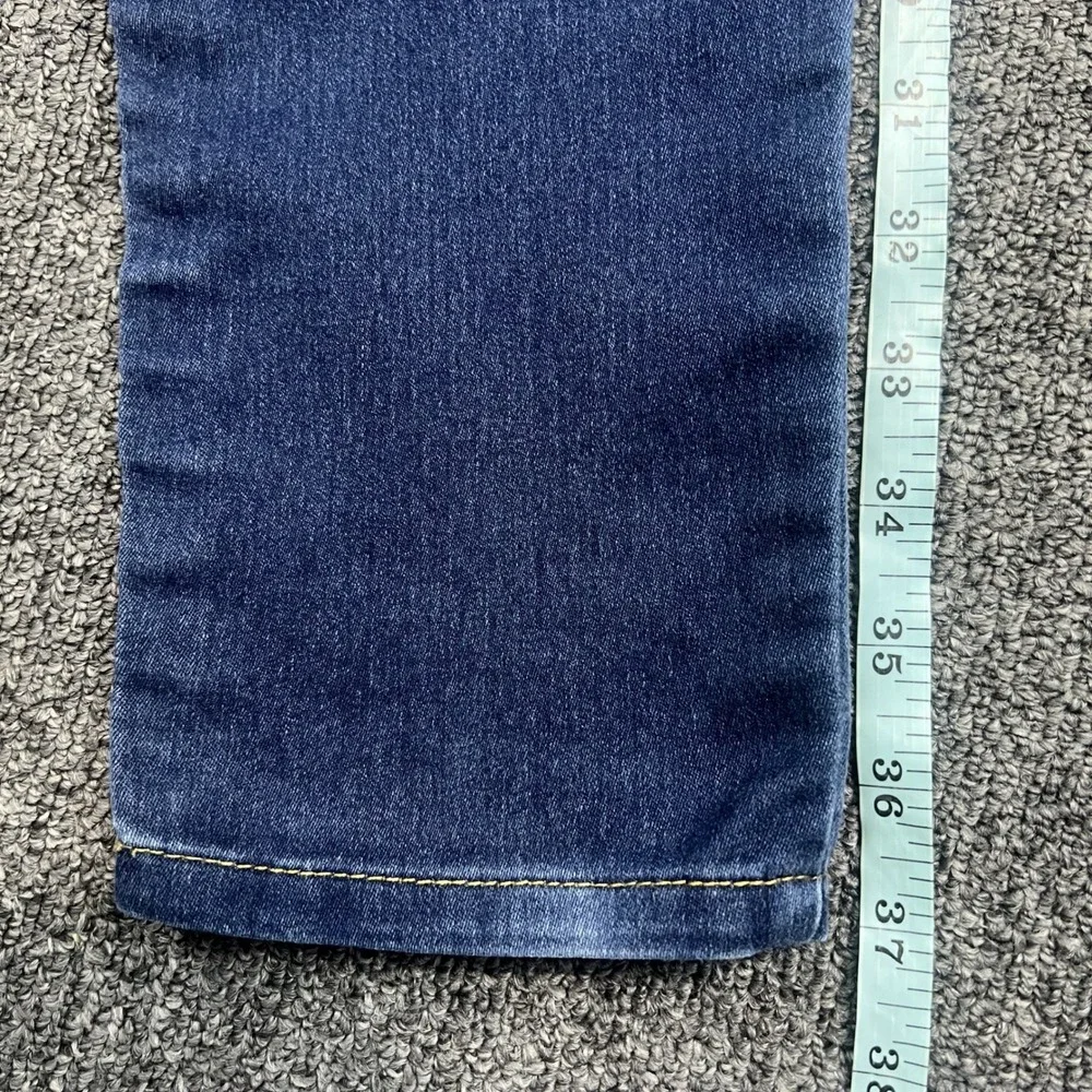 Michael Kors Y2K Skinny Jeans 4 Blue Indigo Denim Classic Minimalist Tapered Leg